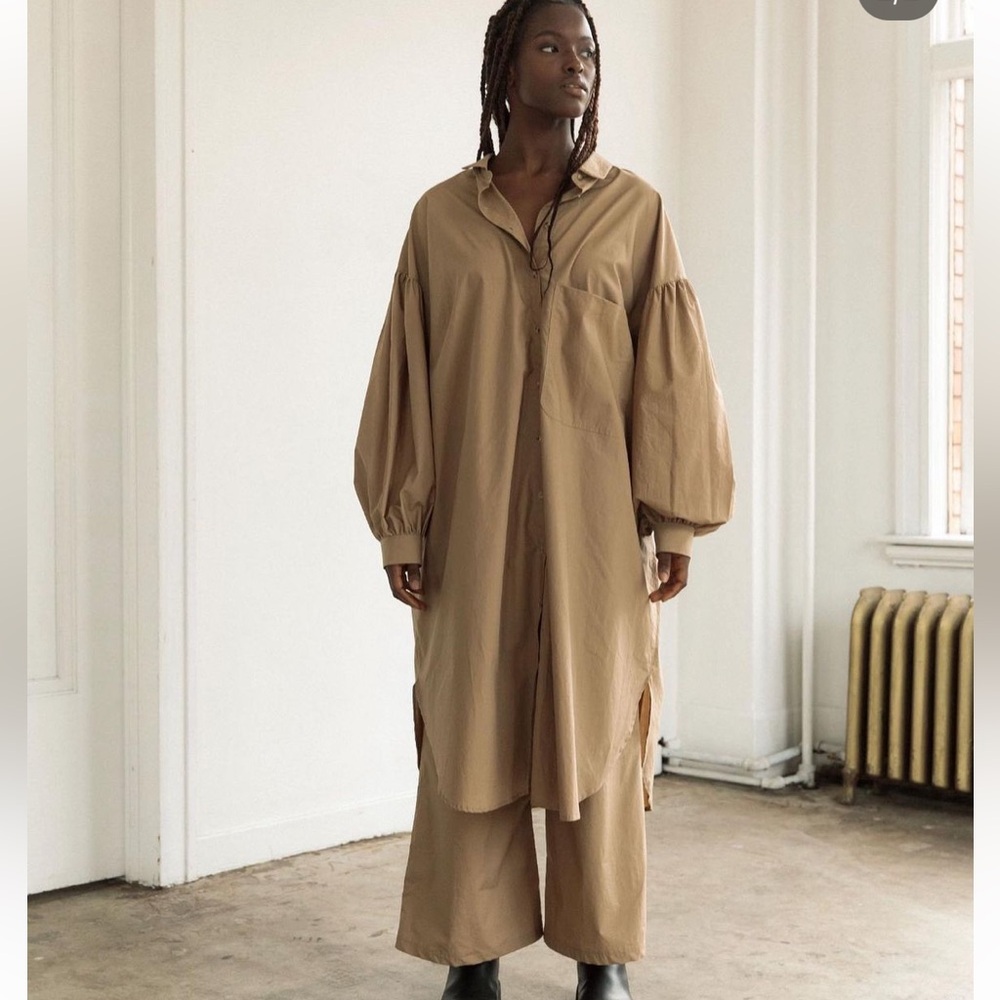 BOHEME Cotton Shirt Dress - Picture 2 of 8